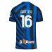 Maillot de foot Inter Milan Davide Frattesi #16 Domicile vêtements 2024-25 Manches Courtes